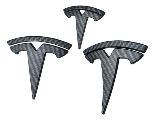 Accesorios Para El Modelo 3 Tesla Emblema Cubierta Del Logot