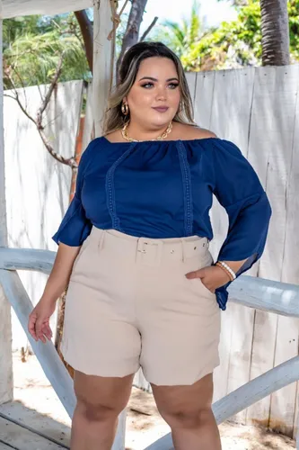 Conjunto social plus size feminino sales