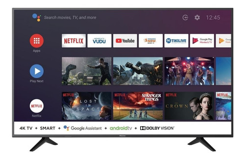 Pantalla Smart Tv 4k Android Hisense 58 Nueva De Linea 2019 