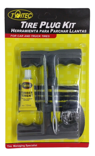 Kit Repara Cubiertas Pinchaduras Tarugos Moto-cuatri-auto Rp