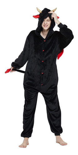 Pijama De Disfraz De Diablo, Pijama De Dibujos Animados Con
