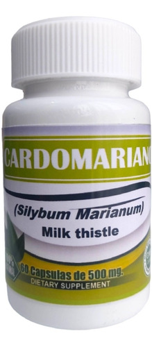 Milk Thistlhe (cardomariano Capsula - Unidad a $501