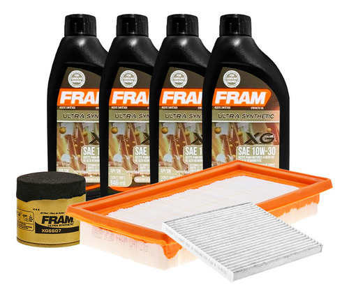 Fram 3 Filtros Aceite 10w30 Sintético V-drive L4 1.6l 20_22