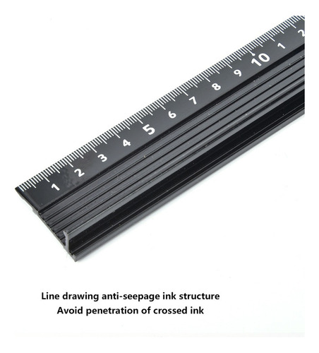 Regla De Corte Tipo L De 45 Cm Para Medir La Longitud