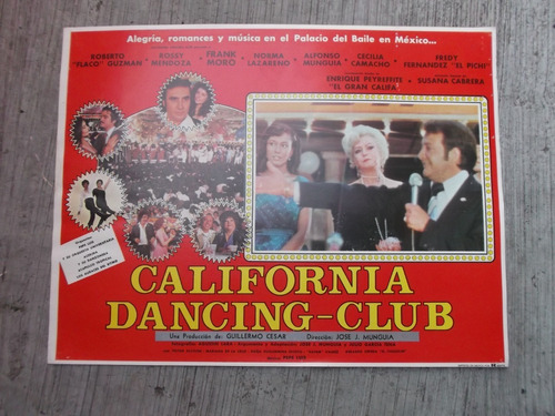 Cartel De Cine De Rossy Mendoza En California Dancing-club!