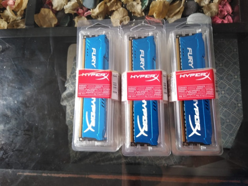 Imagen 1 de 1 de Memoria Kingston Ddr3 8gb 1600mhz Hyperx Fury Pc Nueva