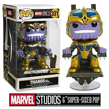 Figura De Acción Thanos With Throne De Funko Pop! 331 (Usado)