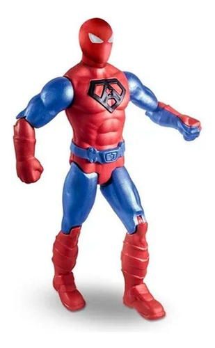 Boneco Infantil Tipo Homem Aranha Super Heroi Grande 35 Cm