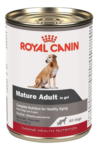 Alimento Royal Canin Canine Health Nutrition Mature Adult in Gel para perro adulto todos los tamaños sabor mix en lata de 13.5oz
