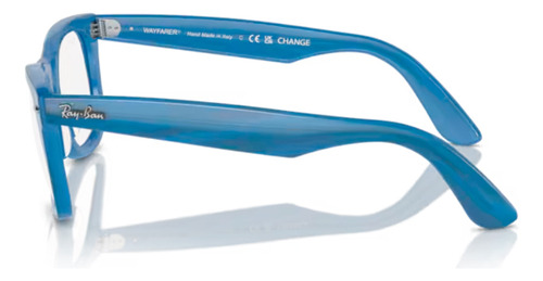 Ray-ban Rx4340v Wayfarer Ease Gafas Oftalmicas Fotosensible Color 8384 Photo Striped Blue