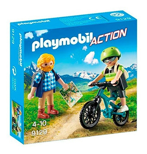 Muñeco Ciclista Y Excursionista 9129 - Playmobil