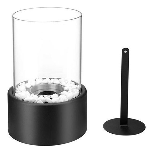 2 Lámparas Para Chimenea, Acero Inoxidable, Vidrio, Calefacc