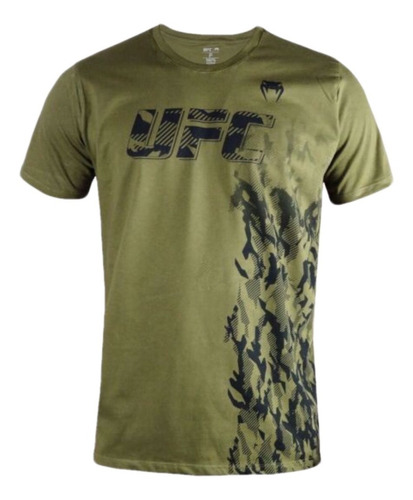 Remera Ufc Venum Authentic Fight Week Verde Khaki