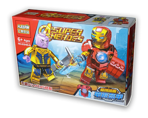 2x Juguete Lego Avengers Super Heroes End Game Thanos Capi