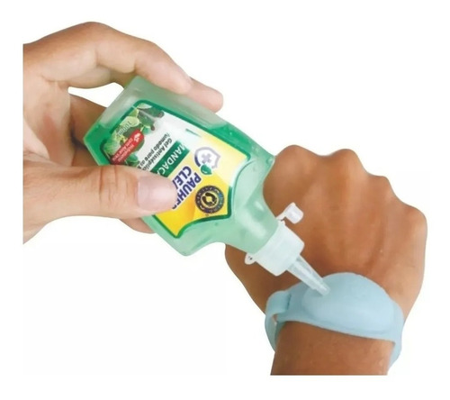 Pulseira Biossegurança Ortho Pauher P/ Armazenar Álcool Gel