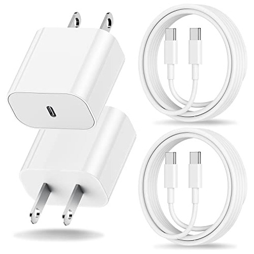 Bloque De Cargador iPad Pro, 2pack 20w Usb C Cargo Ynczc