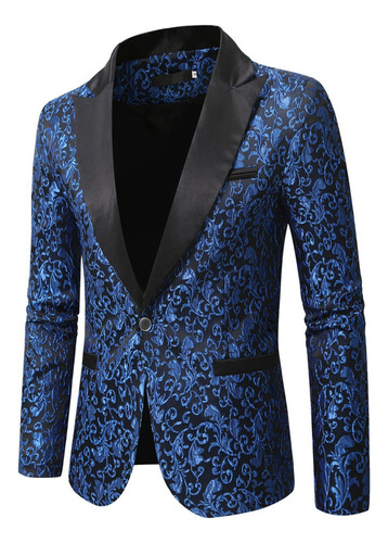 Chaqueta Blazer De Jacquard De Diseño Moderno De Moda Para H