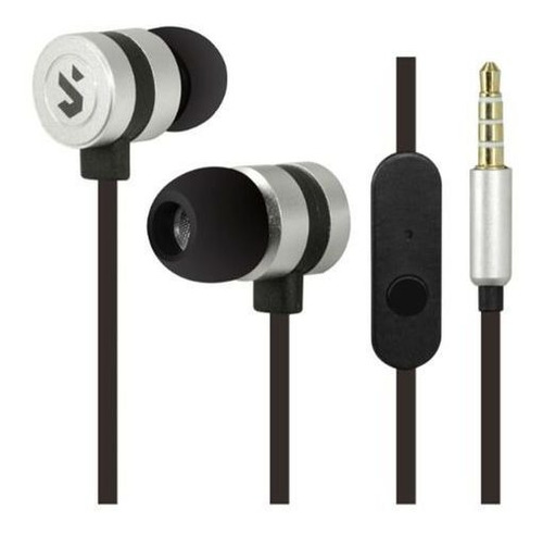 Fone De Ouvido Com Microfone Intra Auricular Ultragrave 96db Cor Cinza