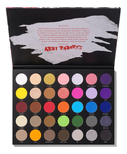 Morphe By Abby Roberts Paleta 35 Sombras Sombra Neutro