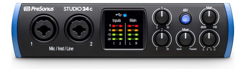 Presonus Iostation 24c 2x2 Usb-c Audio Interface & Controlle