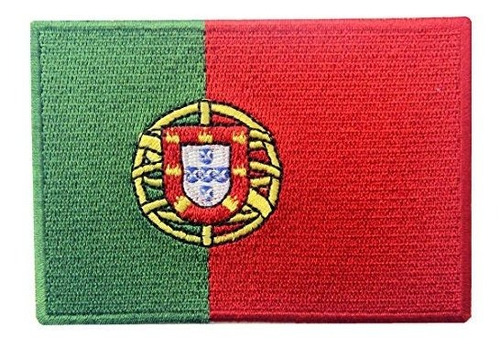 Portugal Bandera Parche Emblema Portugués Hierro Sobre Coser
