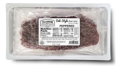 Tillamook - Carne Seca De Res, Ahumador Campestre Con Pimien