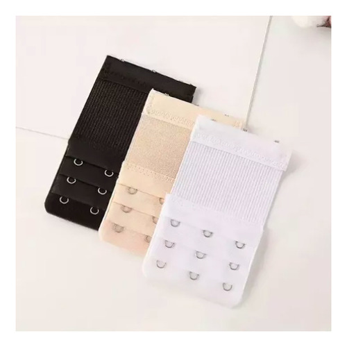 Pack De 3 Extensores De Sostén 3 Broches Calidad Premium