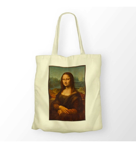 Bolsa / Morral De Tela  Reutilizable - La Monalisa