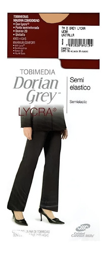 Tobimedias Dorian Grey Lycra Unitalla Máxima Comodidad Unpar