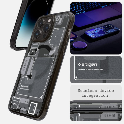 Imagen 9 de 9 de Case Sigen Ultra Hybrid Zero One (magfit) iPhone 14 Pro Max