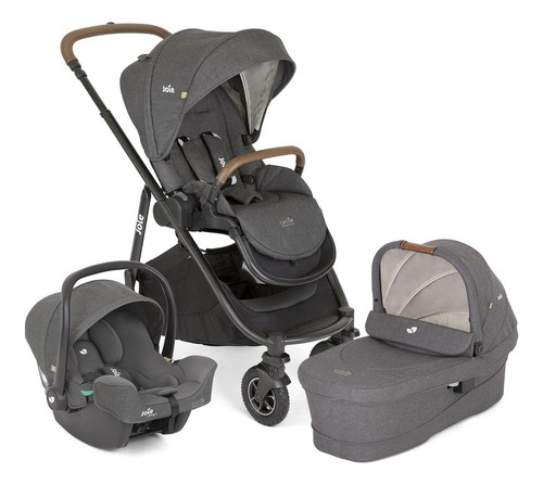 Carrinho de Bebe Joie Bebê Conforto Trio Versatrax Cycle Cinza Carrinho de Bebe Joie Bebê Conforto Trio Versatrax Cycle Cinza