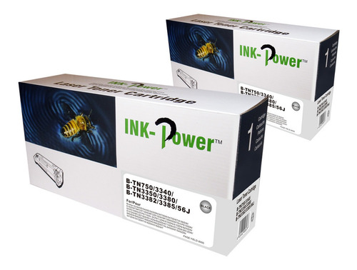 2 Toner Tn 750 Ink-power Para Brother