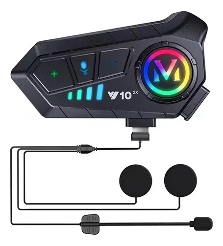 Y102x Casco De Motocicleta Intercomunicador Inalámbrico Mmg