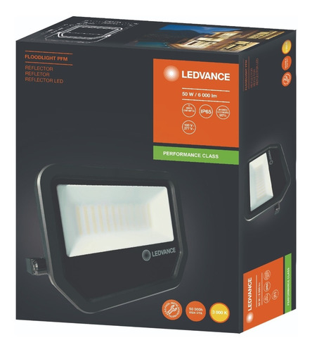 Imagen 2 de 5 de Reflector Led Ledvance Floodlight 50w Luz Calida Ip65
