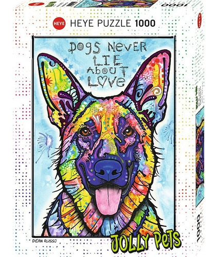 Rompecabezas 1000 Piezas, Dean Russo: Jolly Pets / Perro