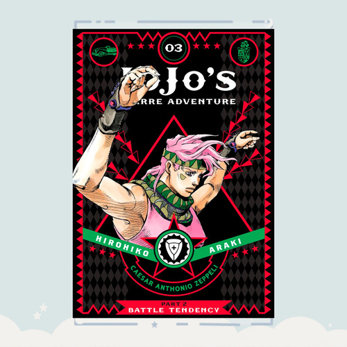 Manga Jojo's Bizarre Adventure: Battle Tendency Tomo 3