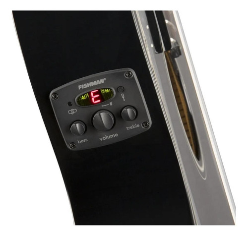Imagen 3 de 3 de Guitarra clásica electroacústica Fender Classic Design CN-140SCE negra