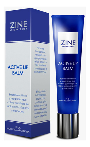 Zine Active Lip Balm - Humectante Y Antioxidante X 15 G