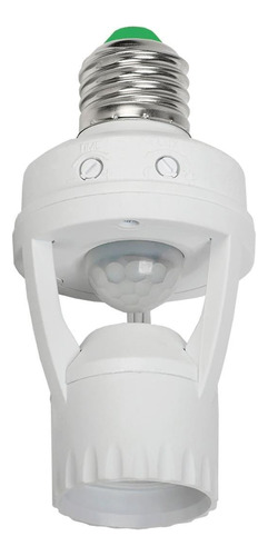 Sensor De Presença P/lâmpada Soquete E27 C/fotocélula Bocal