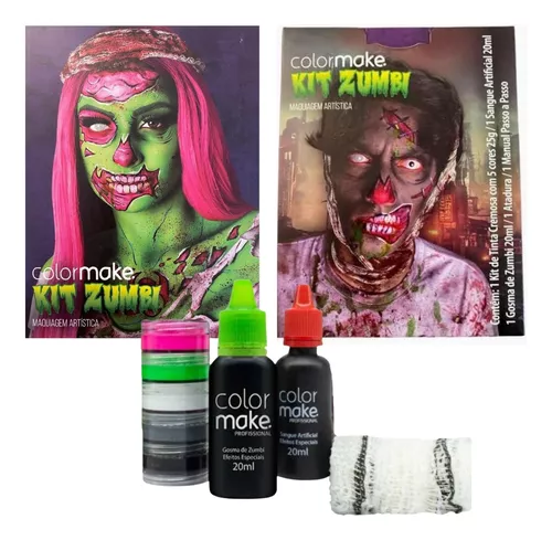 Kit Zumbi de Maquiagem Artistica Colormake