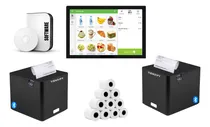 Comprar Kit Punto De Venta Con Tablet Y  Dos Impresoras Restaurante