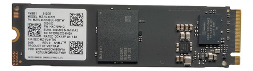 Ssd Samsung Mz-vl45120 512 Gb Pm9b1 M.2 2280 Nvme Gen 4x4 (Reacondicionado)