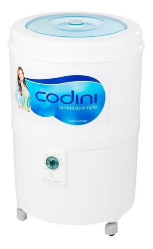 Lavarropas Semiautomático Codini Silent 4051 Blanco 10kg