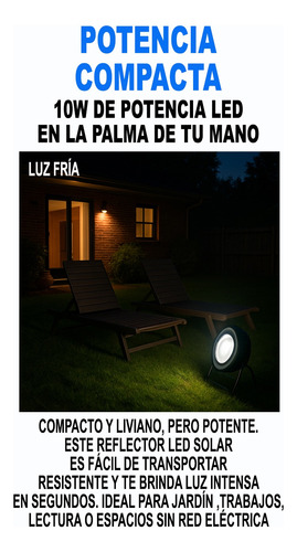 Lampara Led Solar Portátil Usb Recargable Para Camping