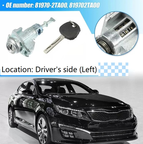 Cilindro De Cerradura Puerta De Lado Conductor Para Kia K5