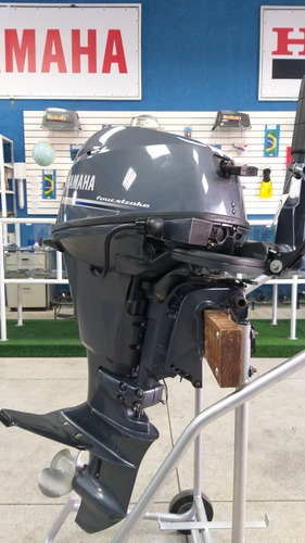 Imagem 2 de 2 de Motor De Popa Yamaha 20hp 4 T Eletrico Top De Linha
