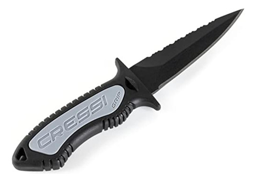 Cressi Grip Spear Knife 6.8 Inch Black - Original