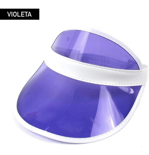 Imagen 6 de 10 de Visera Retro X 10 Gorro Plastico Colores Poker Cotillon