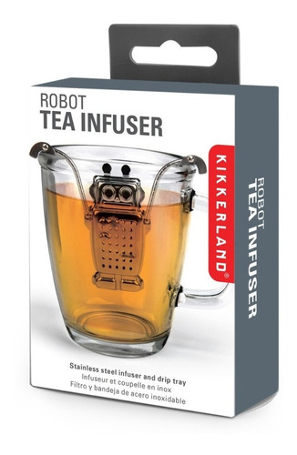 Infusor Para Té Y Hierbas Diseño Robot (metálico)