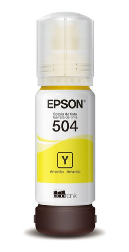 Tinta Epson Original T504 Amarillo Eco Tank L4150...